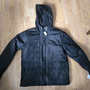 Bench Men's Black Hooded Jacket